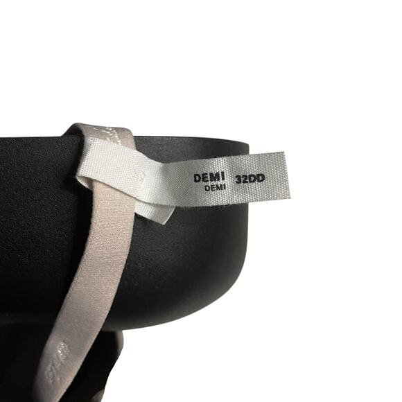 Aerie Womens Bra Size 32DD Real Happy Demi Lightly Lined Lace Bralette Beige - Picture 4 of 11